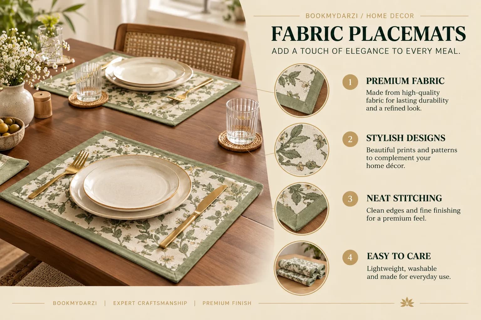 Fabric placemats