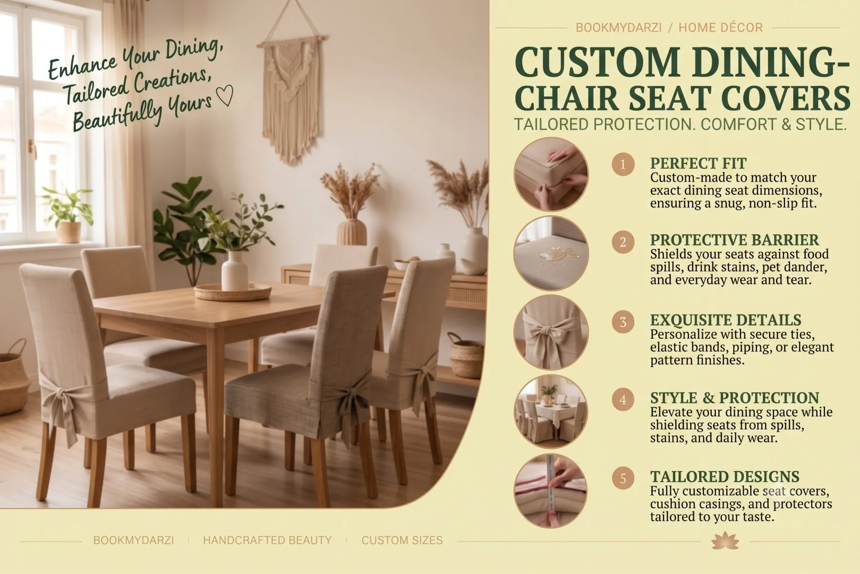 Upholstery fabric stitching and replacement covers